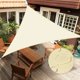 thumbnail image 4 of Vela de Sombra Triangular Impermeable 3x3x3m Toldo de Tela para Sombra Protección contra Rayos UV para Exteriores Jardín Terraza Balcón Color Beige, 4 of 5