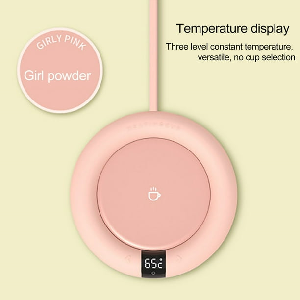 onlyliua ¡ Liquidación de Ofertas de Hoy! Posavasos Inteligentes de Temperatura Constante, Almohadilla Térmica Que Se Apaga Automáticamente