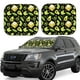 thumbnail image 1 of Balery Avocado Toast Parasol para parabrisas de coche de 2 piezas | Parasol plegable para parabrisas delantero de coche para la mayoría de sedanes-Small, 1 of 6