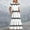 14#White, variant on RYDCOT Summer Dress Casual Womens Fashion Short Sleeve Maxi Dress T Shirt Dress Striped Long Color Block Dress Sundress with Pockets Sale