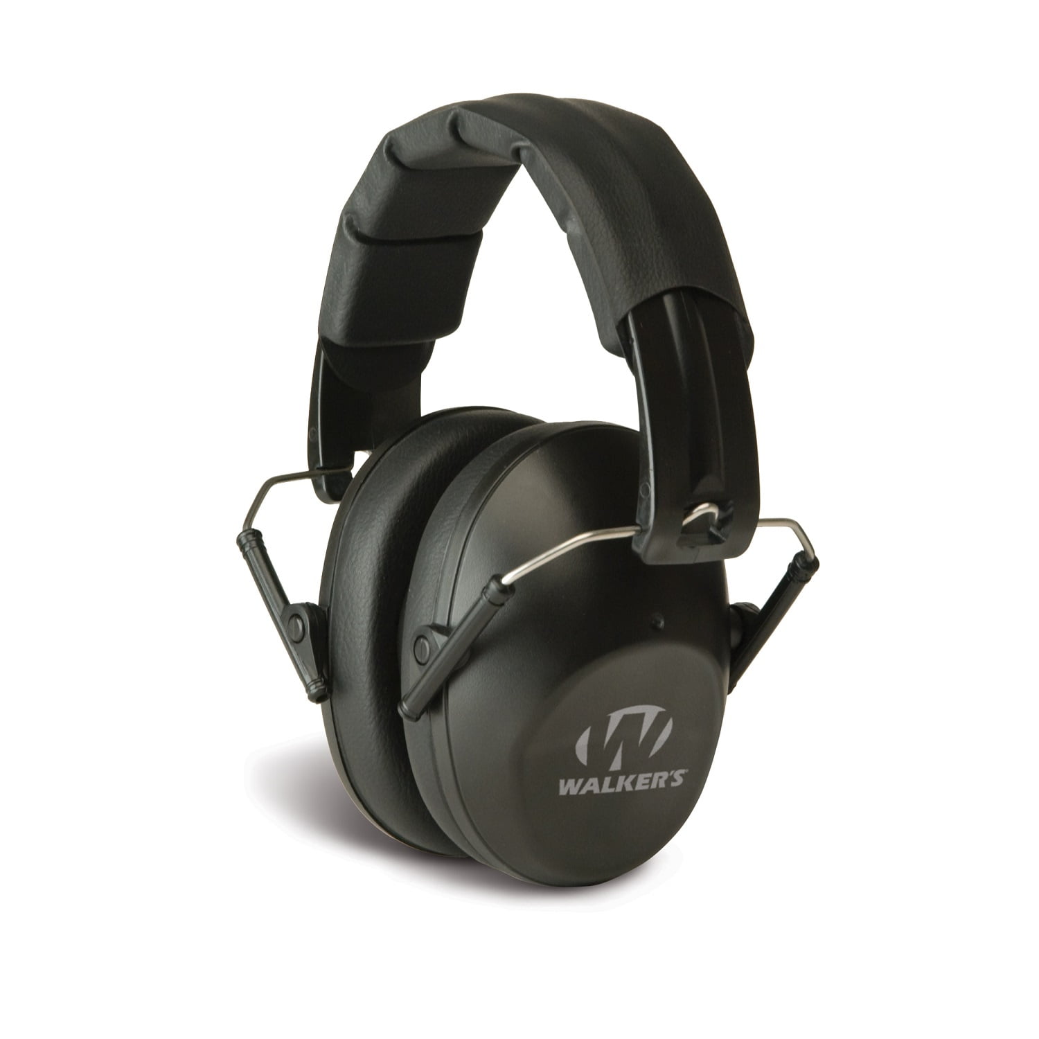 Walkers Game Ear Pro Low Profile Folding Muff Earmuff 31 Db Ear Protection, Black