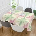 thumbnail image 2 of Yayeee Tablecloths 54" x 54" Rectangle Wrinkle Resistant Party Table Cover, Beige Symmetrical Stars, 2 of 8