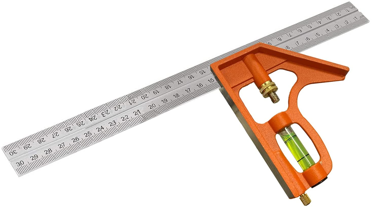 Combination Square Angle Ruler 300mm Adjustable Combination Square Angle Ruler 45/90 Degree with Bubble Level