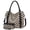 BLACK, variant on Checkered PU Tote Bag Large Checkered Purses for Women Plaid Hobo Shoulder Bag Multiple Pockets Tote Handbags