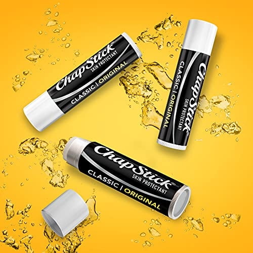 ChapStick Classic Original Lip Balm Tubes, Cuidado de labios - 0.15 Oz (Pack de 3) Chapstick Chapstick
