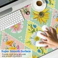 thumbnail image 2 of Long Mouse Pads for Desk,Pioneer Flower Floral Print Pattern Desk Mats on Top Of Desks, Desk Mouse Pad Extra Large with 3mm Non-Slip Base and Stitched Edge for Gaming,Office,Work,Home 47.3"x23.6", 2 of 6