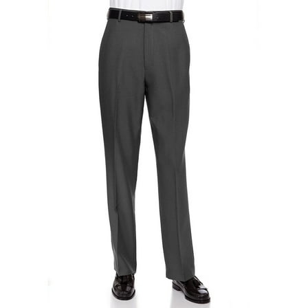 RGM Men's Flat Front Traditional Fit Dress Pant