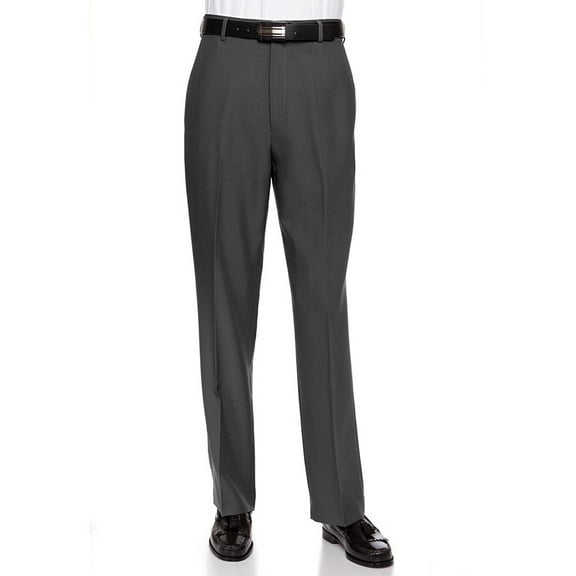 RGM Men's Flat Front Traditional Fit Dress Pant