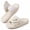 White, variant on BERANMEY Adjustable Strap Slippers for Women Men Slip on Cozy Open Toe Womens Slippers Indoor Memory Foam Insole House Slippers Socks Cozy Fuzzy House Shoes Indoor/Outdoor