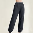 thumbnail image 4 of FRSASU Women's Lightweight Harem Pants Loose Fit Running Gym Fitness Pants Breathable Training Tennis Workout Trousers Gray, 4 of 6