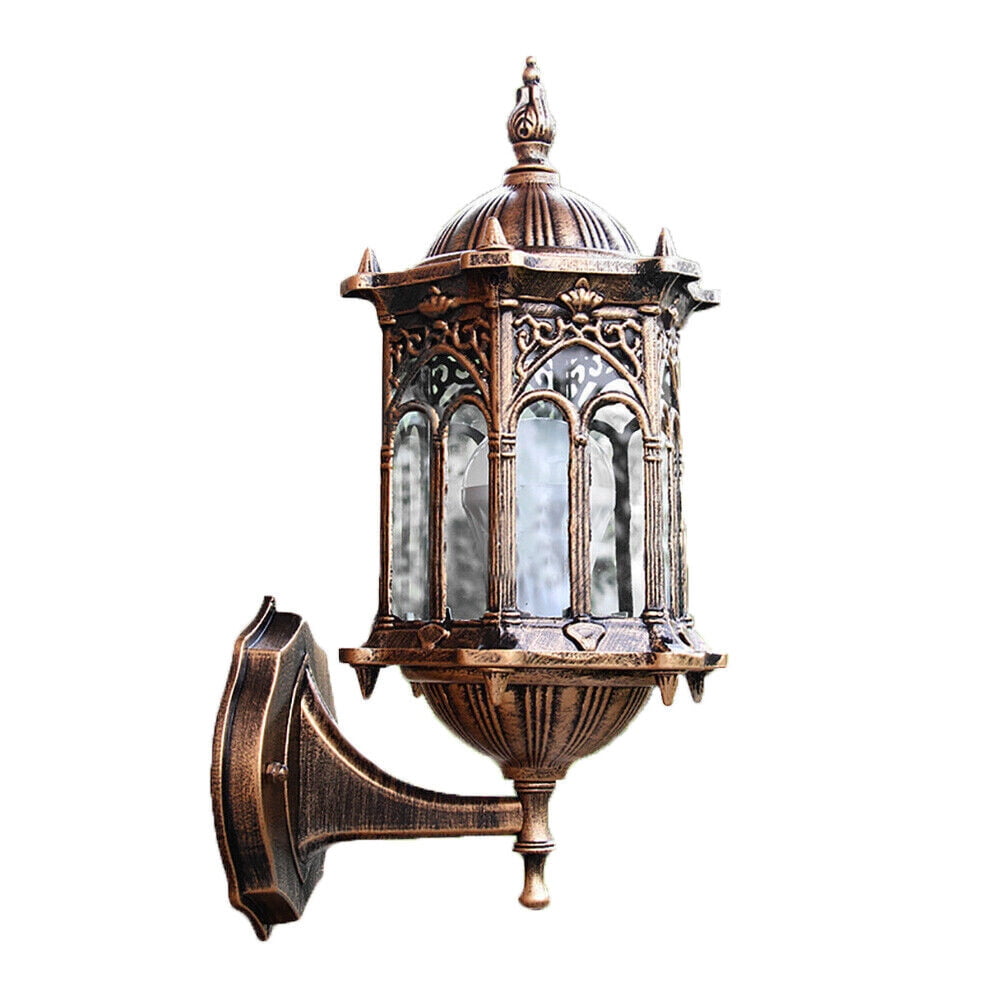 Wall Mount Retro Copper Color Outdoor Wall Light for Front Doors, Sheds, Hallways, Terraces, Aisles, Garages Outdoor Wall Lamp