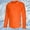 Orange, variant on Xysaqa Black T Shirts For Men Mens Undershirts Men'S T-Shirts Long Sleeve Shirts For Mens Summer Shirts Lightweight Breathable Running Fishing Shirts For Men Big & Tall M-5Xl Men Top Size Plus Summer