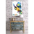 thumbnail image 2 of Brazil, Macaw, Vector Geometric (24x36 Giclee Gallery Art Print, Vivid Textured Wall Decor), 2 of 3