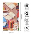 thumbnail image 4 of Disketp Gnomes Books Tea Cups Print Bathroom Towels,Cotton Towel,Soft Towels For Kitchen And Bath, 4 of 9