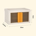 thumbnail image 2 of Sundries Storage Box Double Door Foldable with Phone Stand Desktop Sundries Office Storage Container Household Products, 2 of 7