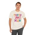 thumbnail image 2 of Cheer Mom, Bella & Canvas, Unisex, Cotton Short Sleeve T-Shirt, XS - 5XL, 2 of 5