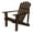 Brown, variant on Shine Company Traditional Cedar Wood Patio Deck Adirondack Chair in Beige