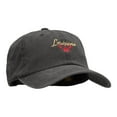 thumbnail image 5 of Louisiana Crawfish Embroidered Unstructured Cotton Cap - Black OSFM, 5 of 5