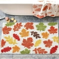 thumbnail image 4 of Non-Slip Maple Leaf Area Rug - Plush Bathroom Mat Absorbent Kitchen Floor Decor Fall Home Accent Skid-Proof Cushioned Mat Gift(B), 4 of 6