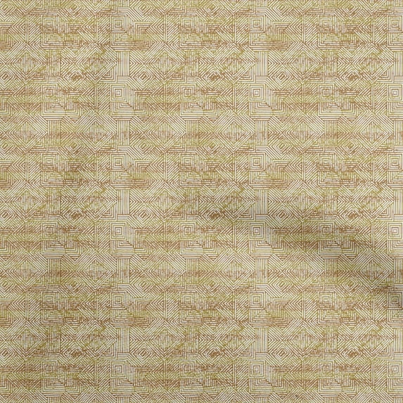 oneOone Cotton Silk Dark Olive Green Fabric Geometric Lines With Texture Sewing Craft Projects Fabric Prints By Yard 42 Inch Wide