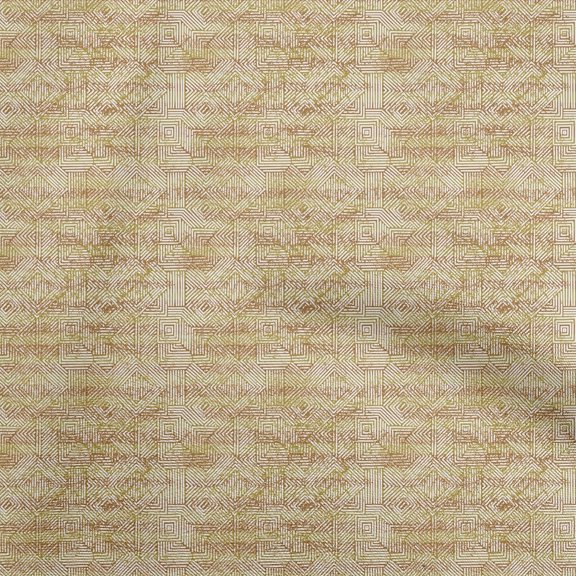 oneOone Cotton Silk Dark Olive Green Fabric Geometric Lines With Texture Sewing Craft Projects Fabric Prints By Yard 42 Inch Wide
