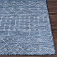 thumbnail image 3 of Hauteloom Maddingley Hallway, Kitchen Patio Outdoor Runner Rug - Bohemian, Transitional - Navy, Blue - 2'6" x 7'3", 3 of 9