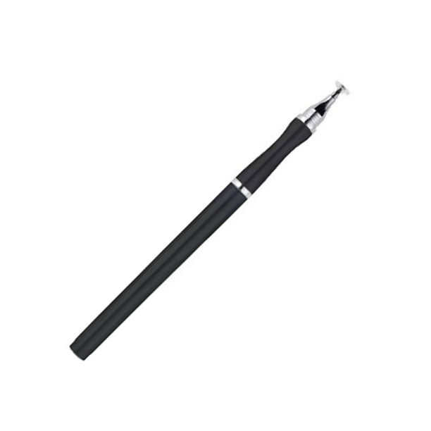 Seitruly Pluma capacitiva Reemplazo de doble extremo Color sólido Ergonómico Portátil Electrónica Plumas de pantalla táctil Accesorios de Videojuegos y accesorios Negro