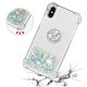 thumbnail image 5 of Funda para iPhone X/iPhone XS con Brillo Líquido Flotante, Purpurina, Parachoques y Anillo Giratorio Soporte, 5 of 5