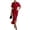Red, variant on CIENVNSTG Women Shirt Dresses Spring Button Short Sleeve Satin Ruched Maxi Summer Dress 2026 Cocktail Party Wedding Green L
