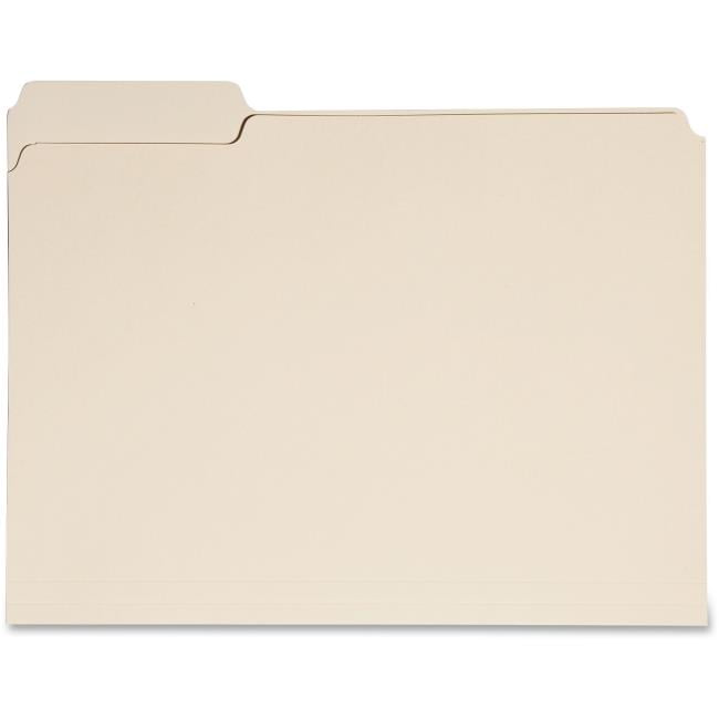 Skilcraft NSN6458093 1 by 3 File Folder, Letter Position 1- Manila