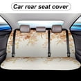 thumbnail image 5 of Autumn Leaves Border Car Rear Seat Cover, Suitable for Automobiles SUV、 General Motors Back Seat Protectors for Cars, Trucks, 5 of 6