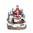 thumbnail image 2 of SSZMDLB under $5 Christmas Music Box, Rotating Christmas Music Box, Resin Decorations with Concert Movement, Holiday Gift Home Decor, 360 Degree Rotation with Magnetic Train, 2 of 5