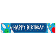 thumbnail image 2 of Blue Happy Birthday Banner with Balloon Star and Bowling Pin Elements Birthday Party Decoration Backdrop Photography Props Party Supplies Background Decorations, 2 of 7