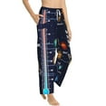 thumbnail image 2 of Fotbe Solar System Women's Pajama Pants,Sleepwear Pants,Pj Bottoms Drawstring And Pockets-X-Large, 2 of 9