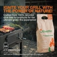 thumbnail image 2 of Organic Charcoal Briquettes by , Reusable Charcoal for Grilling, USDA Certified, Recycled Olive Tree Byproduct, Ready to Light BBQ Charcoal, 6.6 lb. Bag Equal to 20 lb. of a Regular Charcoal, 2 of 3