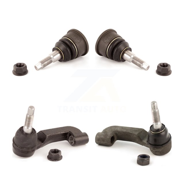TOR Front Suspension Ball Joint and Tie Rod End Kit for Car 2002-2004 Jeep Liberty - Left Right Side (Driver Passenger) KTR-102431