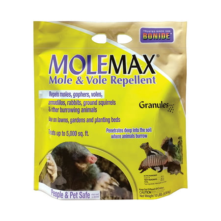 product image of Bonide Mole Max Mole and Vole Repellent Granules, 10-Pound Repellent
