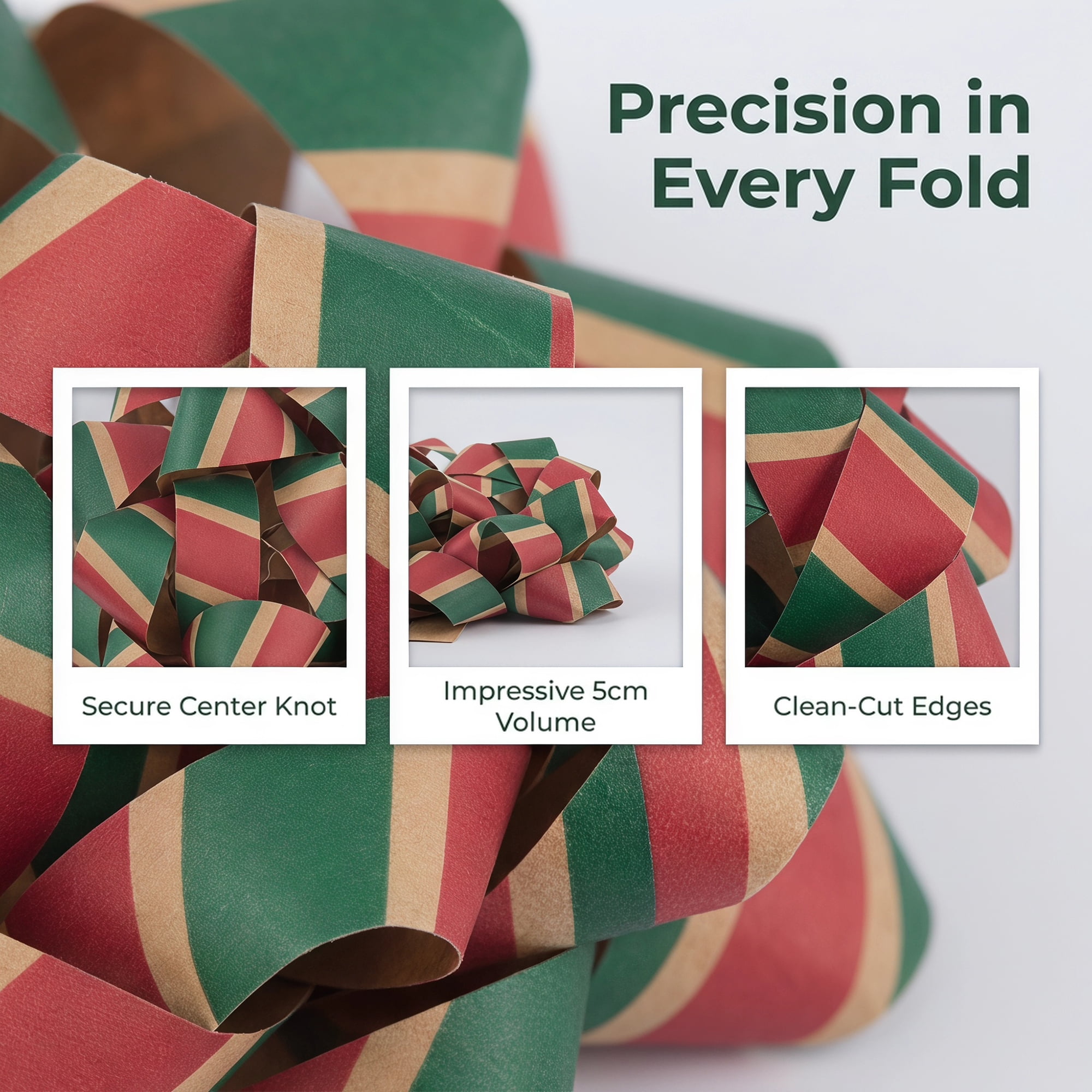 Unique Bargains Striped and Star Patterned Gift Wrapping Bow for All Occasions Multicolor