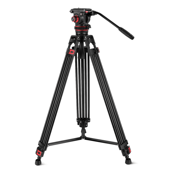 Trípode Para Video Profesional Neewer Tp75 74" Cabezal Fluido