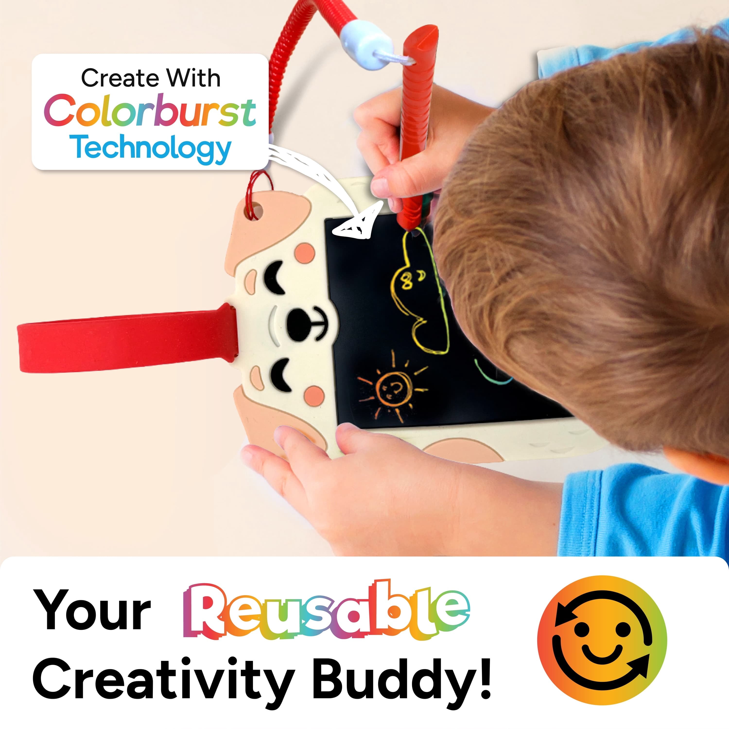 Boogie Board Scribble Pals Owl Portable Doodle Tablet for Children Ages 3+ by Buffalo Games