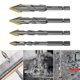 thumbnail image 2 of Hex Shank Highs Hardness Eccentric Drill Precisions Glass Tile Ceramic Punching Rock TriangleDrill Bit 6-12mm Gold, 2 of 4