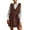 Brown, variant on ZyeKqe Womens Dresses V Neck Sleeveless Knit Pullover Sweater Vests Dresses Casual Loose Fall Winter Outfits with Pockets