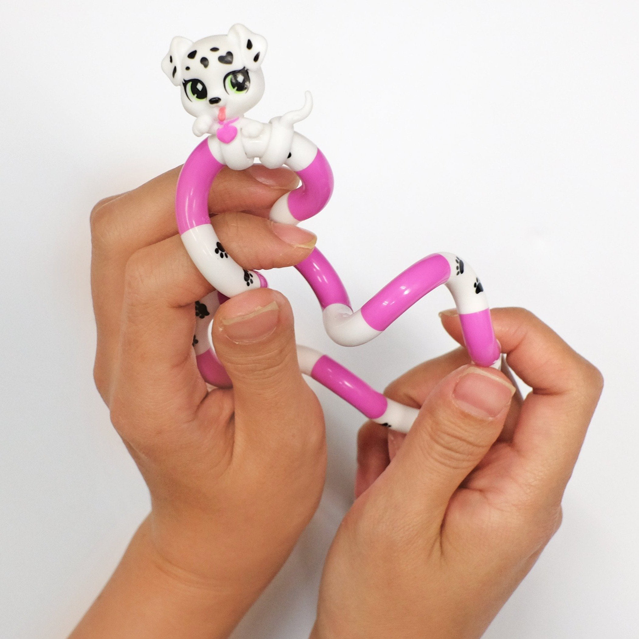 Original Toy Company Wooden Thumb Puppet Fidget Finger Toy--Pink Flamingo NEW 