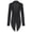 Black, variant on Women's Vintage Swallowtail Jacket Long Sleeve Tailcoat Retro Party Blazer Tuxedo Dress Coats White L