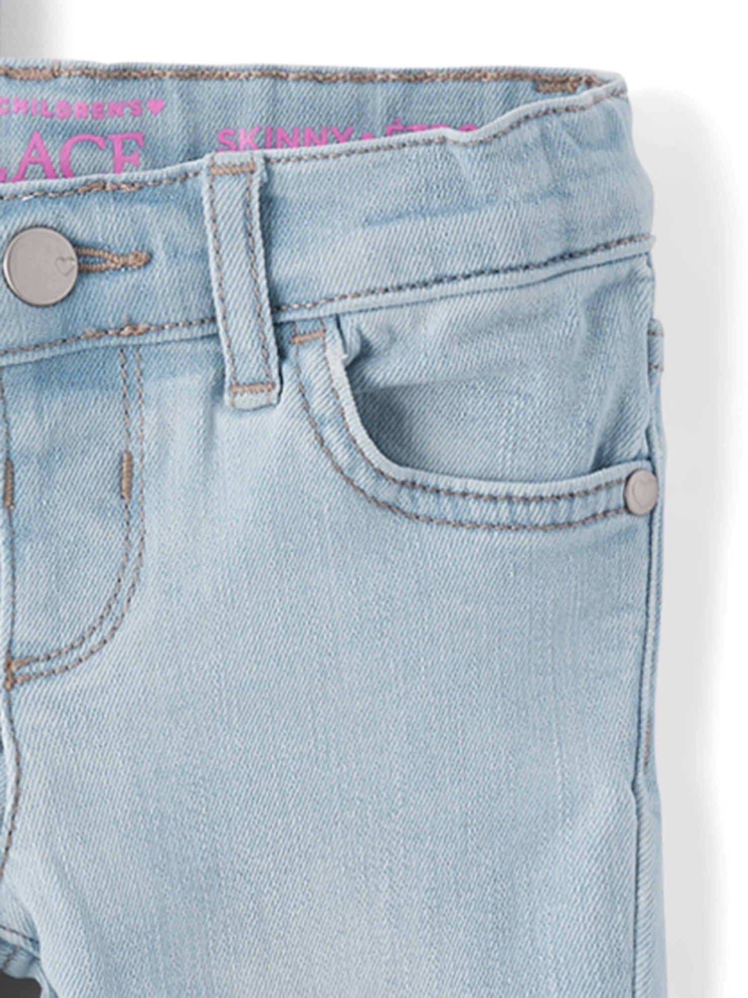 The Children's Place Baby & Toddler Girls Skinny Fit Jean, 3-Pack, Sizes 12M-5T