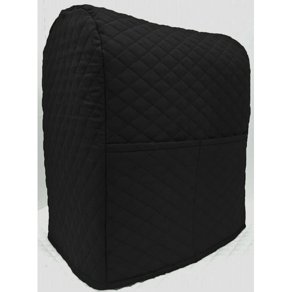 Quilted Cover Compatible with Cuisinart 5.5qt Precision Master Stand Mixer by Penny's Needful Things (Black)