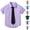 Purple, variant on YOUYEDIAN Boys Button Down Oxford Shirt Short Sleeve Formal Uniform Dress Shirts Standard Fit Summer Kids Clothing (Blue, 6-7 Years)