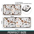 thumbnail image 7 of Dachshund Dog Boston Terrier Dog Kitchen Rugs Sets Of 2,Anti Fatigue Kitchen Mat Rugs Non Slip Washable,Decorative Kitchen Floor Mats for Kitchen,Sink,Laundry,17"X30"+17"X47", 7 of 7
