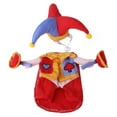 thumbnail image 1 of Qiyun Pet Cartoon Magician Dress Up Outfit Colorblock Design Dogs Cats Standing Costume For Halloween Parties, 1 of 8