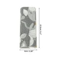 thumbnail image 4 of Unique Bargains 1 Pc Eyeglasses Case Embroidery Eyeglasses Storage 6.1"x2.36"x1.18" Gray, 4 of 5